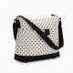 Ladies Polka Dot Canvas Bag Women Fashion Shoulder Bags Crossbody Casual Messenger Bag（7