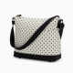 Ladies Polka Dot Canvas Bag Women Fashion Shoulder Bags Crossbody Casual Messenger Bag（7