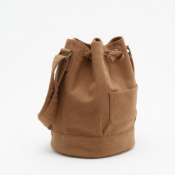 Fashion Corduroy Women's Bag Trend New Handbags Niche Versatile Bucket Shoulder Bags