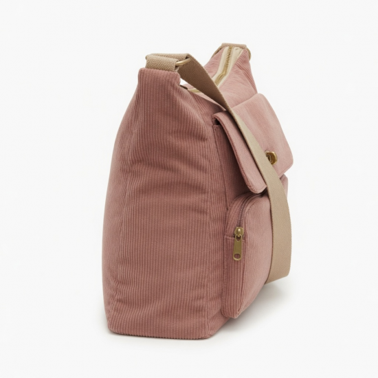 Crossbody Bags Large Capacity Shoulder Bag Fashion Corduroy Handbag for Women