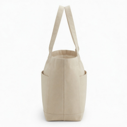 Large capacity, canvas bag, shoulder bag, new, fashion, letter, portable shopping bag,