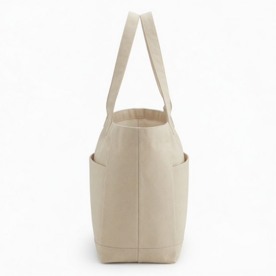 Large capacity, canvas bag, shoulder bag, new, fashion, letter, portable shopping bag,