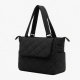 Women's Quilted Bag Spacious Padded Shoulder Carryall Casual Handbag for Women