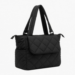 Women's Quilted Bag Spacious Padded Shoulder Carryall Casual Handbag for Women