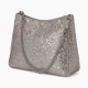 Women's Glitters Sequins Handbag Elegant Shoulder Bag Evening Purse for Work Shopping and