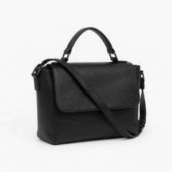 Women's PU Leather Satchel Shoulder Bag With Detachable Strap For Everyday Use