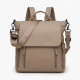 Fashionable Women's Multifunctional Shoulder Bag Convertible Backpack with Soft and