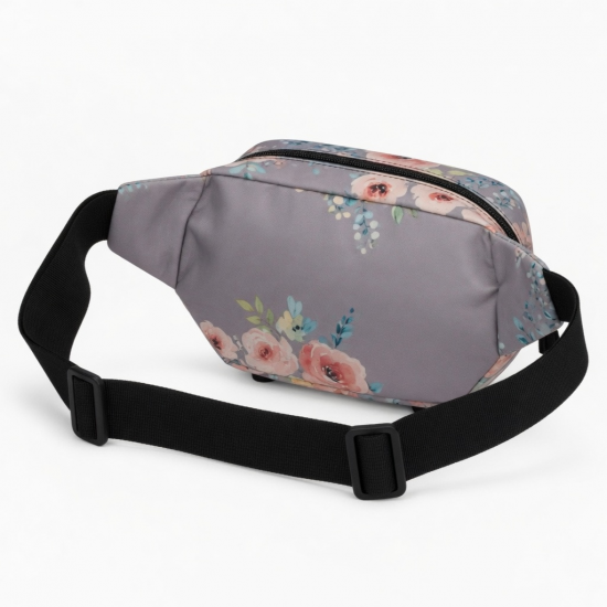 1pc Women'S Adjustable Waist Bag - Convertible Crossbody Purse with Floral pattern,