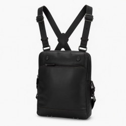 Women's Men's Leather Suspender Bag Chest Shoulder Bag Crossbody Bag Backpack