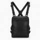 Women's Men's Leather Suspender Bag Chest Shoulder Bag Crossbody Bag Backpack