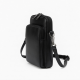 1Pc PU Leather Phone Bag Double Zipper Small Crossbody Bag PU Leather Small Bag Women'S