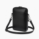 1Pc PU Leather Phone Bag Double Zipper Small Crossbody Bag PU Leather Small Bag Women'S
