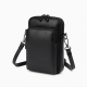 1Pc PU Leather Phone Bag Double Zipper Small Crossbody Bag PU Leather Small Bag Women'S