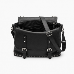 Edgy Punk Styles Spacious Underarm Bag Shoulder Bag Spacious Interior Satchel Evening