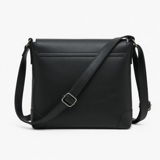 Functional 4Pcs Women's PU Leather Crossbody Bag Adjustable Shoulder Strap