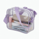 Shoulder Bag Waterproof Leisure Bag for Girl Women Clear Fashion Cosmetics Bag