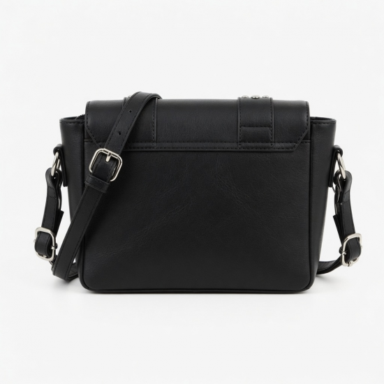 Women's Evning Purse PU Shoulder Bag Buckles Punk Studded Designs Fashionable Underarm
