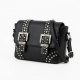 Women's Evning Purse PU Shoulder Bag Buckles Punk Studded Designs Fashionable Underarm