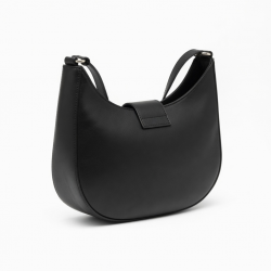 Women's Small Crescents Shoulder Bag Leather Hobo-Purse Clutch Underarm Bag with