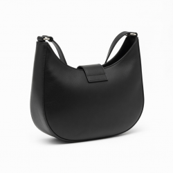 Women's Small Crescents Shoulder Bag Leather Hobo-Purse Clutch Underarm Bag with