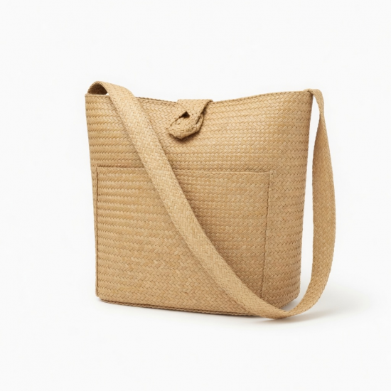 Stylish Women's Straw Handbag Shoulder Bag Spacious Underarm Bags Large Capacity for