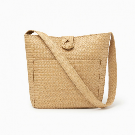 Stylish Women's Straw Handbag Shoulder Bag Spacious Underarm Bags Large Capacity for