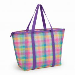 Colorful Mesh Beach Toted Bags Swimming Pool Bag Organizers Travel Cosmetic Bag Foldable
