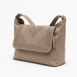 Elegant Shoulder Bag With Unique Studs Detailing PU Leather Underarm Bags for Women