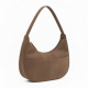 Hobos Bags Women,Faux Suedes Shoulder Handbag,Stylish Crescents Shoulder Bag