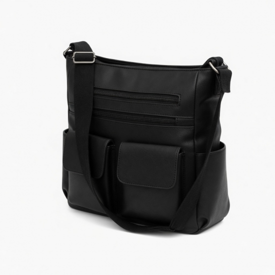 Womens PU1eatherBag With Multiple Pockets Shoulder Bag For Casual And Travel Use