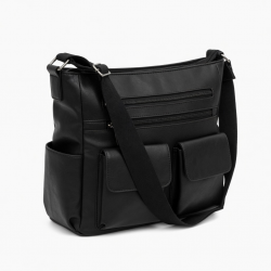 Womens PU1eatherBag With Multiple Pockets Shoulder Bag For Casual And Travel Use