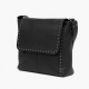 PU1eatherShoulder Bag with Studded Detailing Stylish Armpit Bags for Women