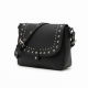 Punk Styles Shoulder Bag for Women PU Leather Studded Crossbody Bag Elegant Underarm