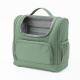 New standing travel cosmetic bag, large-capacity multi-partition, with handle,